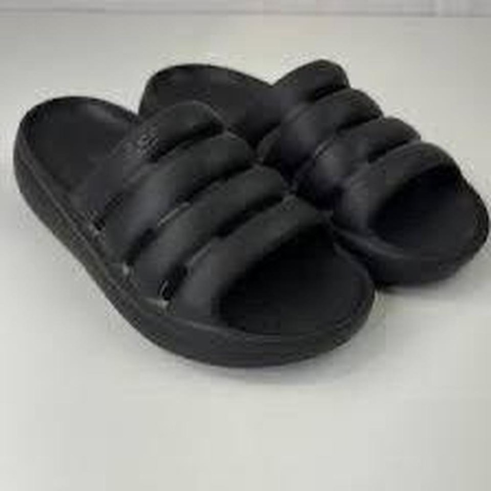 Ugg Kids Yeah Slides Black Size 6